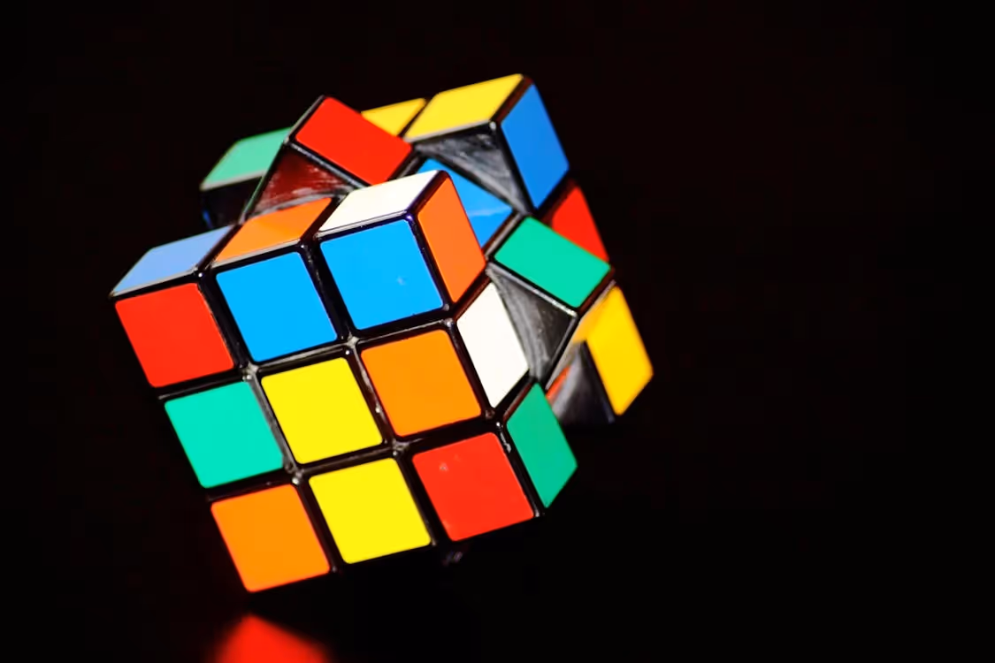 Un rubiks cube